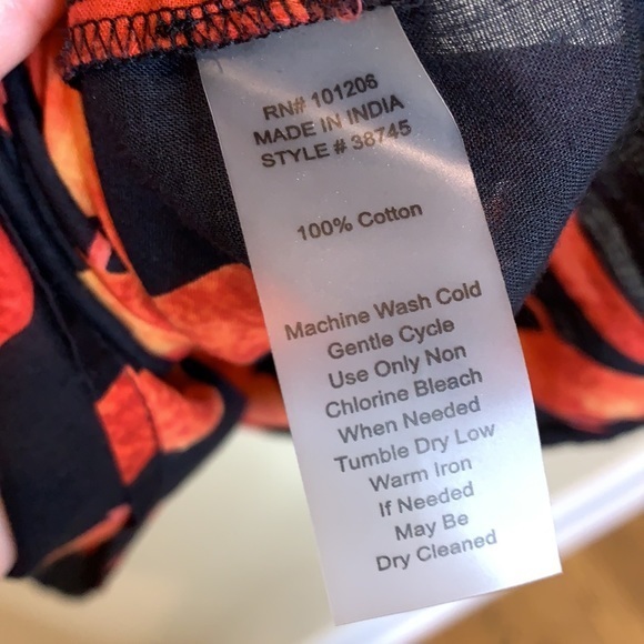 SOFT SURROUNDINGS hibiscus tunic - Picture 5 of 6